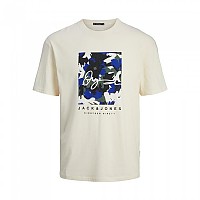 [해외]잭앤존스 Aruba Aop Branding 반팔 티셔츠 140437854 Buttercream