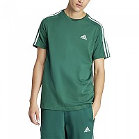 [해외]아디다스 Essentials Single 져지 3 Stripes 반팔 티셔츠 140501392 Collegiate Green
