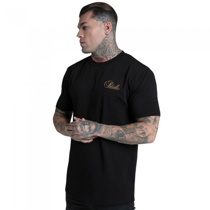 [해외]SIKSILK Relaxed Fit 반팔 티셔츠 140744419 Black