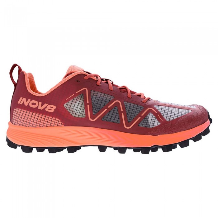 [해외]이노브8 Mudtalon Speed 넓은 트레일 러닝화 4140651405 Burgundy-Coral