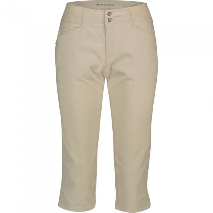 [해외]ROYAL ROBBINS Jammer II Capri 3/4 바지 4140840917 Lt Khaki