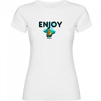 [해외]KRUSKIS 반소매 티셔츠 Enjoy 4140891143 White