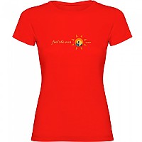 [해외]KRUSKIS 반소매 티셔츠 Feel The Sun 4140891284 Red