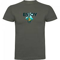 [해외]KRUSKIS 반소매 티셔츠 Enjoy 4140891130 Dark Army Green