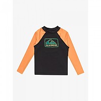 [해외]퀵실버 UV 긴팔 티셔츠 Upf50 10140489331 Black / Tangerine