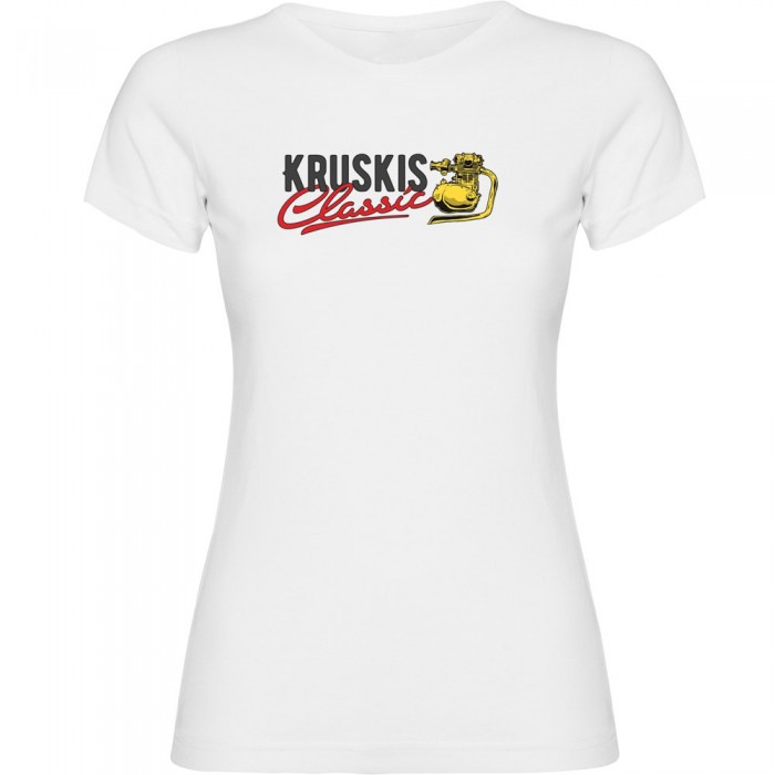 [해외]KRUSKIS Logo Classic 반팔 티셔츠 9140891607 White