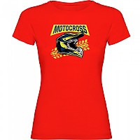 [해외]KRUSKIS Motocross 헬멧 반팔 티셔츠 9140891632 Red