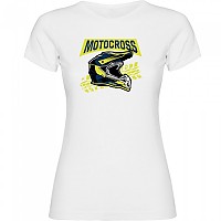 [해외]KRUSKIS 반소매 티셔츠 Motocross 헬멧 9140891636 White