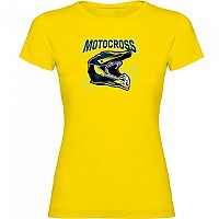 [해외]KRUSKIS Motocross 헬멧 반팔 티셔츠 9140891638 Yellow