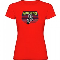 [해외]KRUSKIS 반소매 티셔츠 Motocross Racer 9140891661 Red