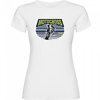 [해외]KRUSKIS 반소매 티셔츠 Motocross Racer 9140891664 White