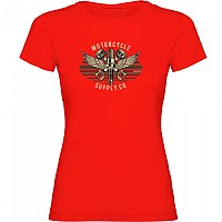 [해외]KRUSKIS Motorcycle Supply 반팔 티셔츠 9140891689 Red