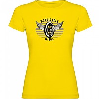[해외]KRUSKIS Motorcycle Wings 반팔 티셔츠 9140891724 Yellow