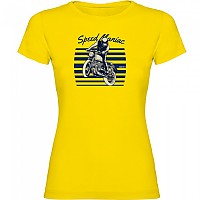 [해외]KRUSKIS 반소매 티셔츠 Speed Maniac 9140892200 Yellow