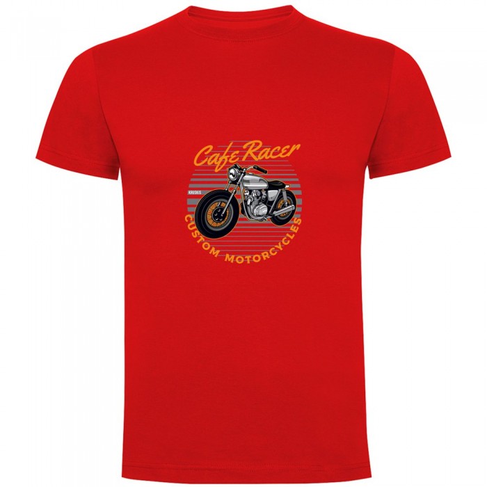 [해외]KRUSKIS Cafe Racer 반팔 티셔츠 9140890936 Red