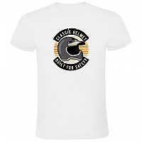 [해외]KRUSKIS 반소매 티셔츠 Classic 헬멧 9140891009 White