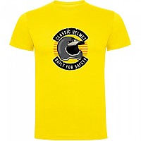 [해외]KRUSKIS 반소매 티셔츠 Classic 헬멧 9140891011 Yellow