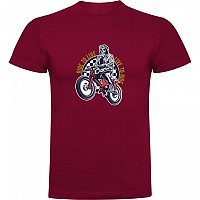 [해외]KRUSKIS 반소매 티셔츠 Live To Ride 9140891567 Dark Red