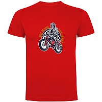 [해외]KRUSKIS 반소매 티셔츠 Live To Ride 9140891573 Red