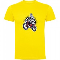 [해외]KRUSKIS 반소매 티셔츠 Live To Ride 9140891579 Yellow