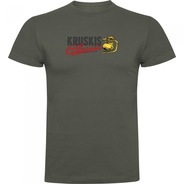 [해외]KRUSKIS Logo Classic 반팔 티셔츠 9140891594 Dark Army Green