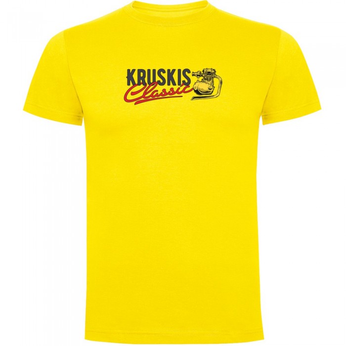 [해외]KRUSKIS 로고 Classic 반팔 티셔츠 9140891608 Yellow