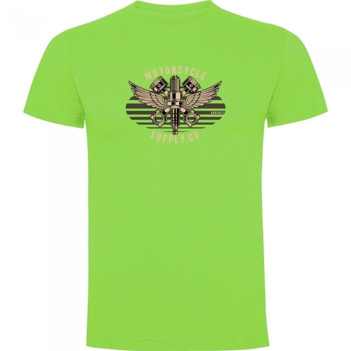 [해외]KRUSKIS Motorcycle Supply 반팔 티셔츠 9140891688 Light Green