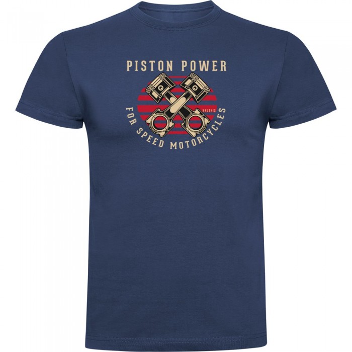 [해외]KRUSKIS Piston 파워 반팔 티셔츠 9140891887 Denim Blue