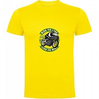 [해외]KRUSKIS 반소매 티셔츠 Ride To Live 9140891985 Yellow
