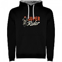 [해외]KRUSKIS 후드티 Super Rider Bicolor 9140892251 Black / Grey