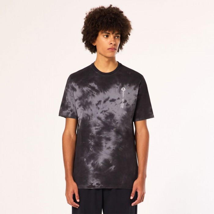 [해외]오클리 APPAREL MTL Tendrils 반팔 티셔츠 7140223457 Black Tie Dye