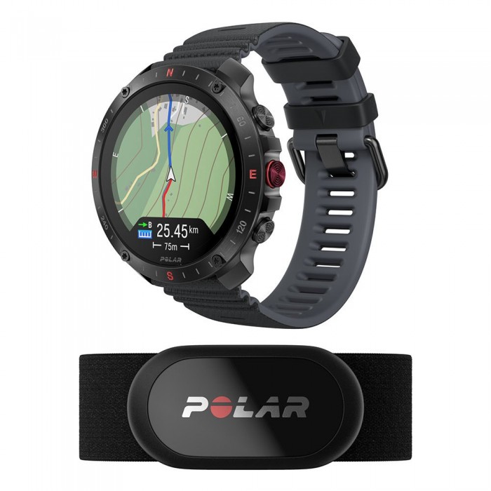 [해외]POLAR Grit X2 Pro HR 시계 14140655378 Black / Black