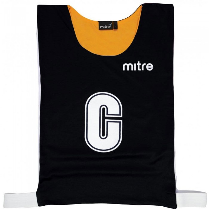 [해외]MITRE 양면 트레이닝 턱받이 세트 Netball Pro 3140773389 Amber / Black