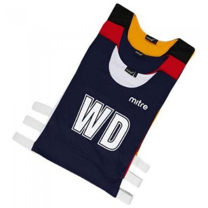 [해외]MITRE 양면 트레이닝 턱받이 세트 Netball Pro 3140773391 Sky / Navy