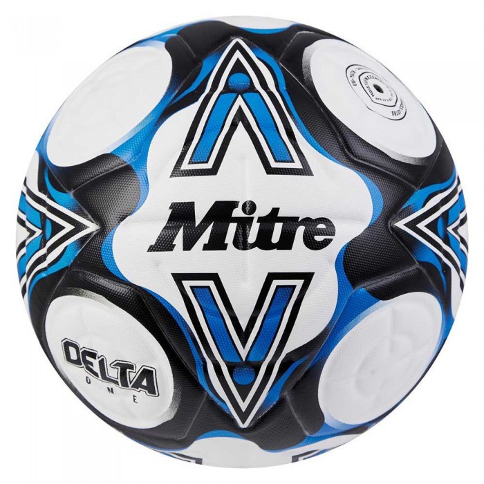 [해외]MITRE Delta One 축구공 3140609142 White / Black / Blue