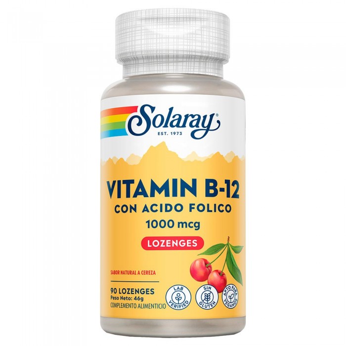 [해외]SOLARAY 비타민 B-12+Folic Acid 1000mcgr 90 단위 12138063287