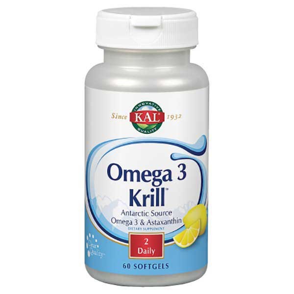 [해외]KAL 필수지방산 Omega 3 Krill 500mg 60 소프트젤 12140178354