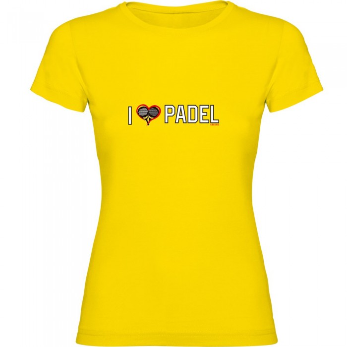 [해외]KRUSKIS I Love Padel 반팔 티셔츠 12140891492 Yellow