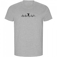[해외]KRUSKIS Padel Heartbeat ECO 반팔 티셔츠 12140891851 Heather Grey