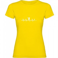 [해외]KRUSKIS Padel Heartbeat 반팔 티셔츠 12140891870 Yellow