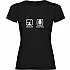 [해외]KRUSKIS 프로blem 솔루션 Padel 반팔 티셔츠 12140891912 Black