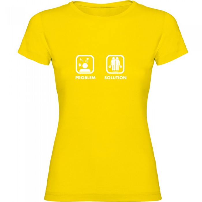 [해외]KRUSKIS 프로blem 솔루션 Padel 반팔 티셔츠 12140891928 Yellow