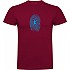 [해외]KRUSKIS Padel Fingerprint 반팔 티셔츠 12140891828 Dark Red