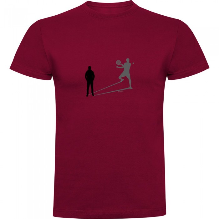 [해외]KRUSKIS Shadow Padel 반팔 티셔츠 12140892060 Dark Red