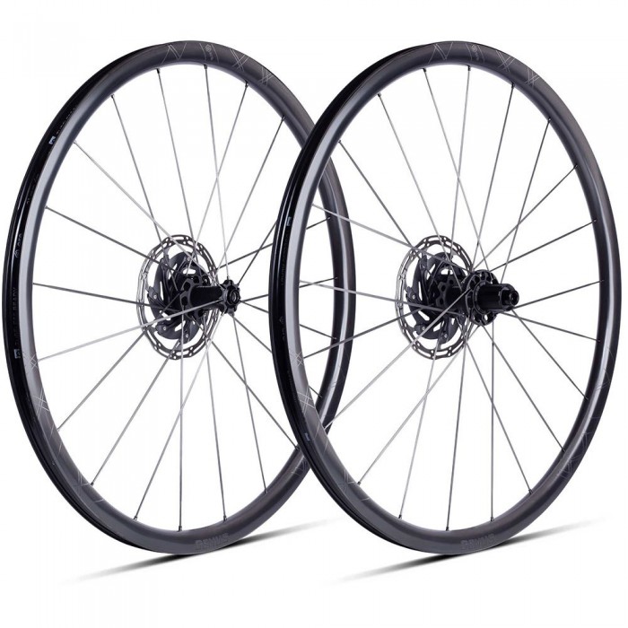 [해외]ERE RESEARCH Genus II SL 30-R Disc Tubeless 도로용 휠 세트 1140580648 Black / Black