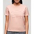 [해외]슈퍼드라이 Embossed Vl Relaxed 반팔 티셔츠 140588012 Peach Whip Pink