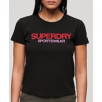 [해외]슈퍼드라이 Sportswear 로고 Fitted 반팔 티셔츠 140588658 Black