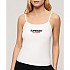 [해외]슈퍼드라이 Sportswear 로고 Fitted 민소매 티셔츠 140588663 Brilliant White