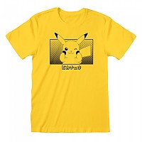 [해외]HEROES Pokemon Pikachu Katakana 반팔 티셔츠 140906395 Yellow