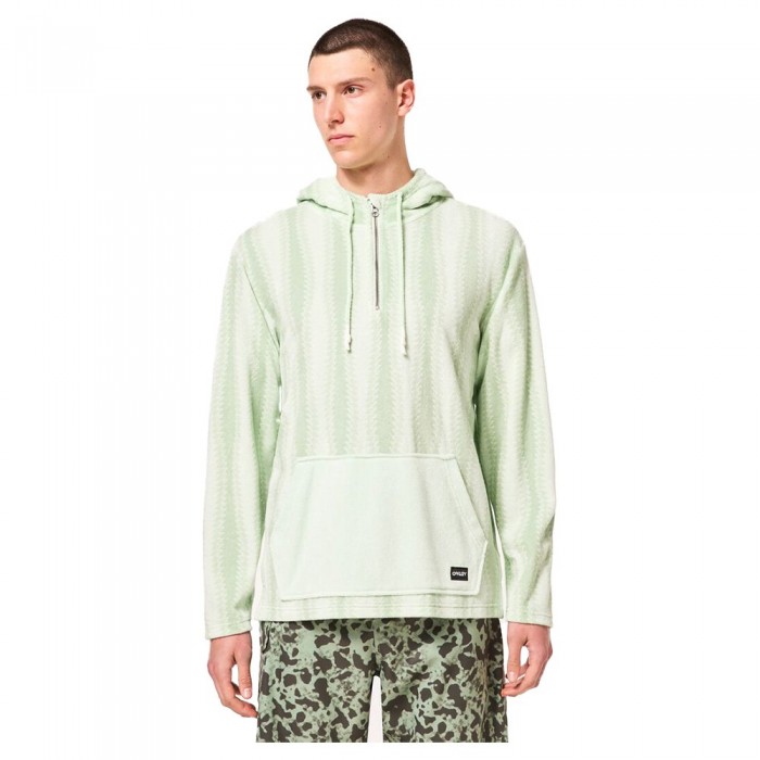 [해외]오클리 APPAREL Dawny 1/4 Zip Hoodie 후드티 4140900821 Green Zig-Zag Prin